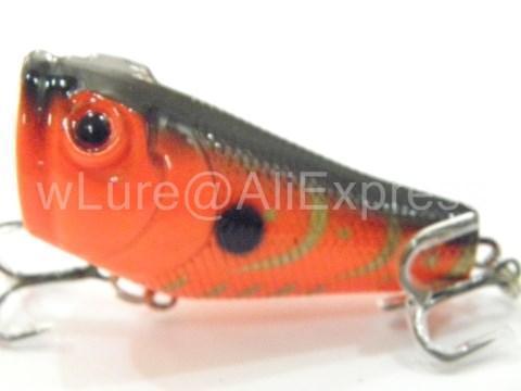 Wlure 5.1Cm 7.8G Small Size Popper With Red Mouth Twitch Lure #8 Hooks Assort-wLure Official Store-T620X11-Bargain Bait Box