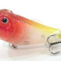 Wlure 5.1Cm 7.8G Small Size Popper With Red Mouth Twitch Lure #8 Hooks Assort-wLure Official Store-T620X34-Bargain Bait Box