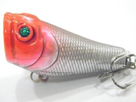 Wlure 5.1Cm 7.8G Small Size Popper With Red Mouth Twitch Lure #8 Hooks Assort-wLure Official Store-T620X36-Bargain Bait Box