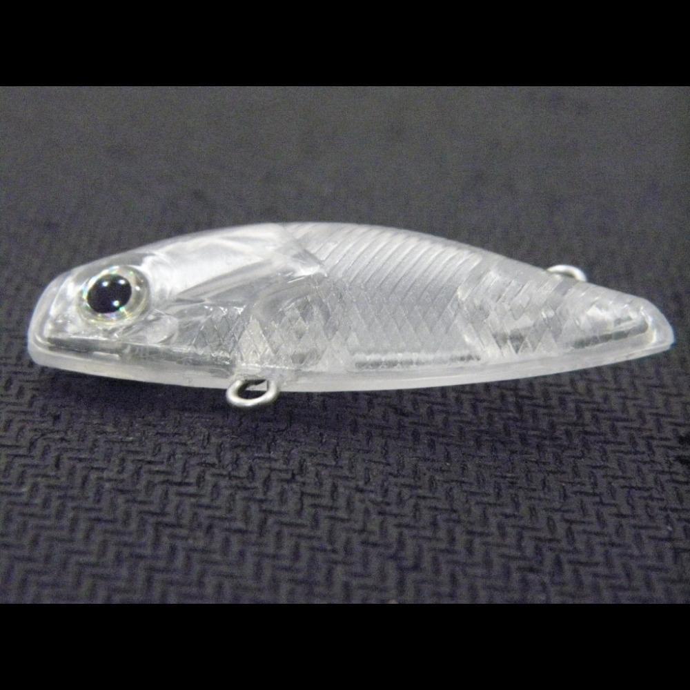 Wlure Small Size Sinking Lipless Unpainted Lure Bodies 10 Pieces With Eyes-Blank &amp; Unpainted Lures-wLure Official Store-Bargain Bait Box