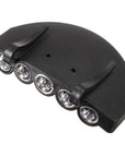 Womail Outdoor Useful Equipment 5Led Cap Hat Brim Clip Lamp Head Light Headlight-E-Life Store-Bargain Bait Box