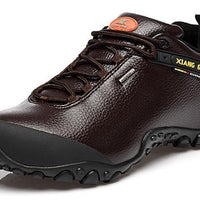 Women Hiking Boots Outdoor Sneakers Male Genuine Leather Climbing Camping-XIANGGUAN Global Store-Brown-4-Bargain Bait Box