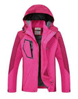 Women Jackets Waterproof Jacket Fishing Windbreaker Trekking Camping Rain Coat-Jackets-Bargain Bait Box-rose red-XL-Bargain Bait Box