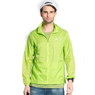 Women Men Spring Summer Outdoor Sport Ultra Thin Skin Jacket Windbreaker-Mountainskin Outdoor-Men Green-S-Bargain Bait Box