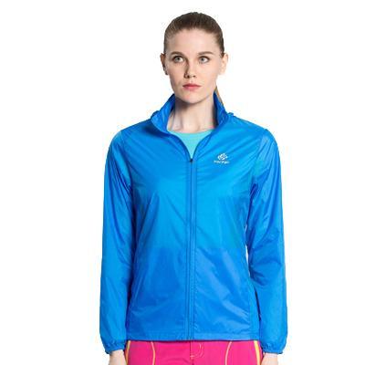 Women Men Spring Summer Outdoor Sport Ultra Thin Skin Jacket Windbreaker-Mountainskin Outdoor-Women Blue-S-Bargain Bait Box