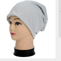 Women Men Unisex Slouch Knit Cap Beanie Baggy Hat Ski Crochet Skullies Beanies-Beanies-Bargain Bait Box-Gray-Bargain Bait Box