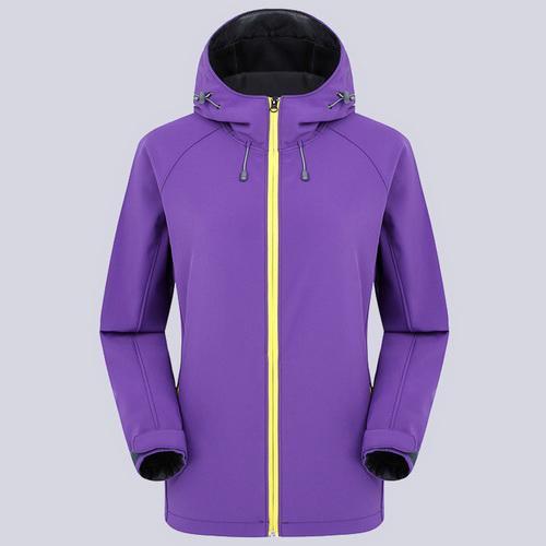 Women Outdoor Trekking Windcheater Female Hiking Camping Waterproof Jacket-Victory Store-purple-S-Bargain Bait Box