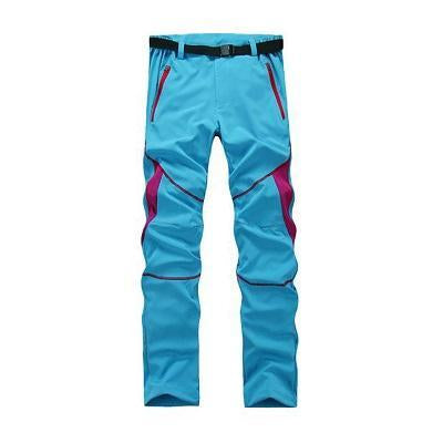 Women Spring Summer Quick Dry Pants Female Outdoor Sports Thin Breathable-Mountainskin Outdoor-Lake Blue-S-Bargain Bait Box