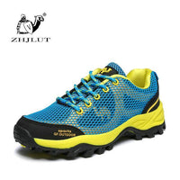 Women Spring/Summer Breathable Mesh Woman Outdoor Shoes High Quality Brand Shoes-ZIMNIE Sneakers Store-Blue Yellow-7-Bargain Bait Box