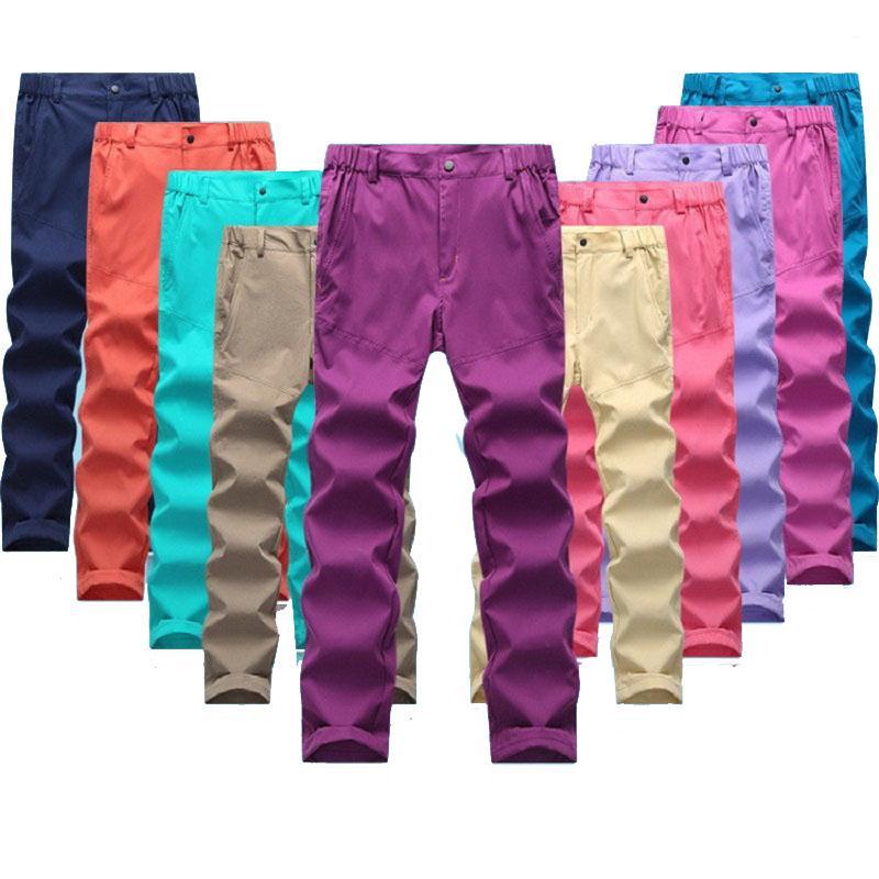 Women Summer Quick Dry Breathable Thin Pants Outdoor Sport Brand Clothing Female-Mountainskin Outdoor-Purple-S-Bargain Bait Box