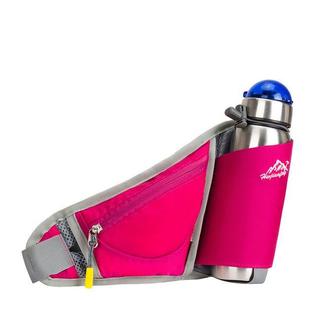 Women Waist Bags Sports Water Bottle Holder Outdoor Running Belt Bag Waist Bag-Under the Stars123-Red-Bargain Bait Box