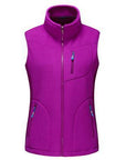 Women'S Vest Winter Fleece Softshell Sleeveless Jackets Outdoor Sports-HO Outdoor Store-Purple-M-Bargain Bait Box