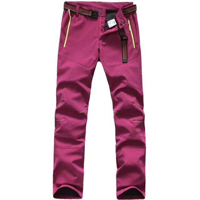 Womens Waterproof Outdoor Softshell Pants Radiation Protection Quick Dry Hunting-fishing pants-Mayione Store-Fuchsia-S-Bargain Bait Box