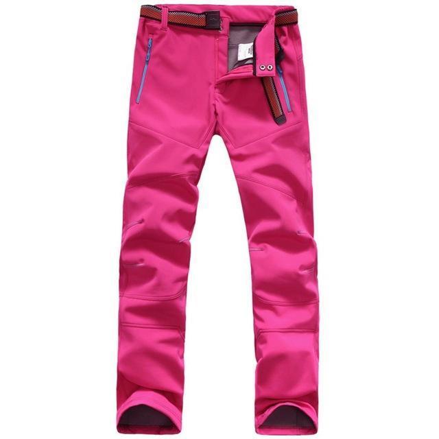 Womens Waterproof Outdoor Softshell Pants Radiation Protection Quick Dry Hunting-fishing pants-Mayione Store-Rose-S-Bargain Bait Box