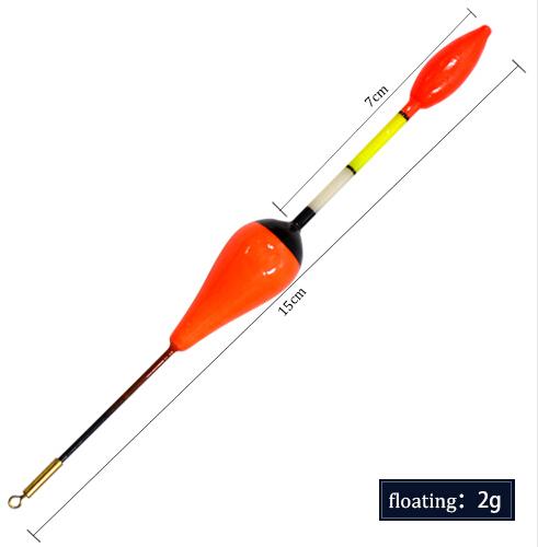 Wood Fishing Floats-Fishing Floats-Bargain Bait Box-orange 2g 10pcs-Bargain Bait Box