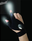 Wosport Fingerless Glove With Led Light Flashlight Torch Fishing Camping-Mlitary World Store-right hand-Bargain Bait Box