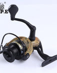 W.P.E Camou Spinn Water Resistant Carbon Drag Spinning Reel With Large Spool 8Kg-WATER HEAVEN Store-2000 Series-Bargain Bait Box