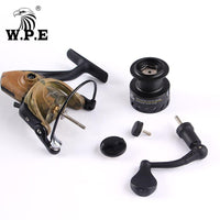 W.P.E Camou Spinn Water Resistant Carbon Drag Spinning Reel With Large Spool 8Kg-WATER HEAVEN Store-2000 Series-Bargain Bait Box