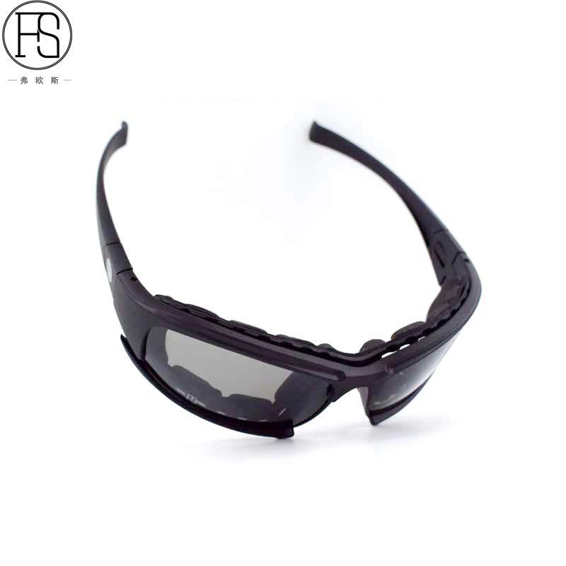 X7 C5 Polarized Military Sunglasses Airsoft Tactical Shooting Glasses Uv400-Guangzhou Falcon Outdoor Trade Co.,Ltd-C5 Not Polarized-Bargain Bait Box