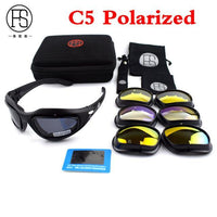 X7 C5 Polarized Military Sunglasses Airsoft Tactical Shooting Glasses Uv400-Guangzhou Falcon Outdoor Trade Co.,Ltd-C5 Polarized-Bargain Bait Box