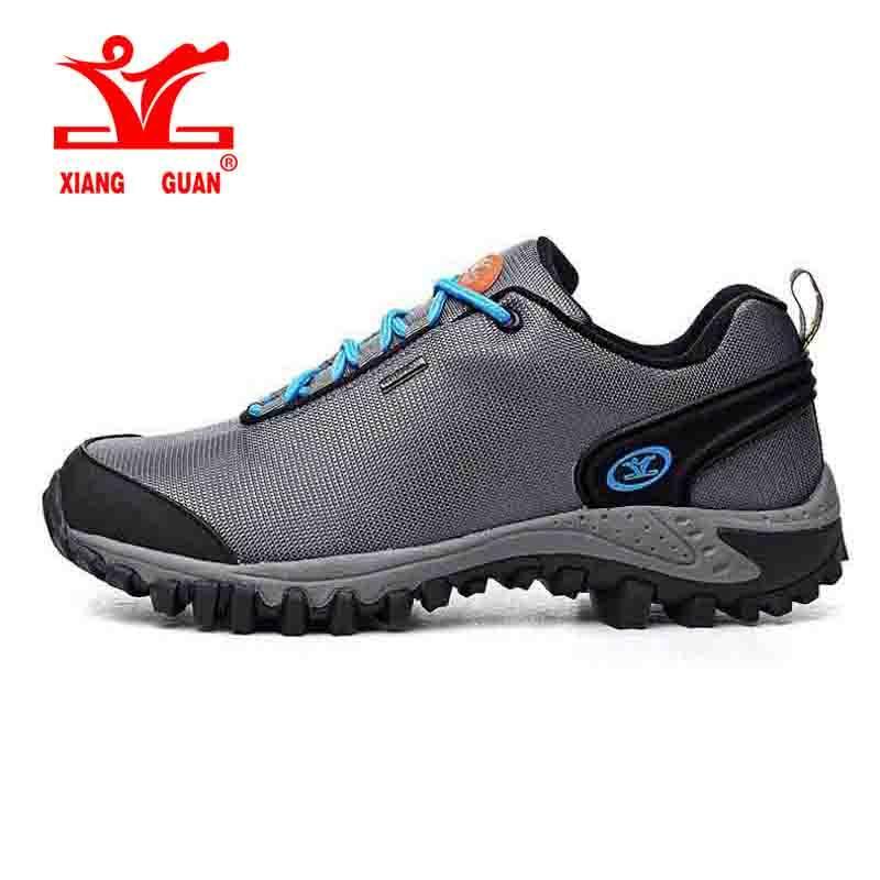 Xiang Guan Hiking Shoes Mens Waterproof Winter Climbing Shoes Green Outdoor-XIANGGUAN Official Store-56788grey-9-Bargain Bait Box