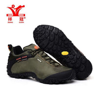 Xiang Guan Man Hiking Shoes Men Athletic Trekking Boots Black Green Zapatillas-MR .GUO Store-Army Green-6-Bargain Bait Box