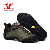 Xiang Guan Man Hiking Shoes Men Athletic Trekking Boots Black Green Zapatillas-MR .GUO Store-Black-6-Bargain Bait Box