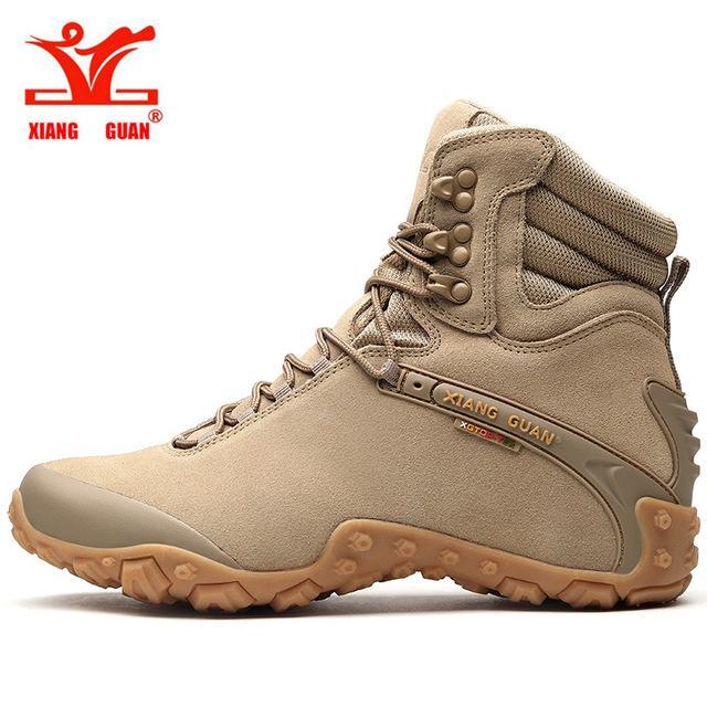 Xiang Guan Man Tactical Boots Hiking Shoes Army Military Climbing Sneakers-Fanatic Shopping Store-sand-4-Bargain Bait Box