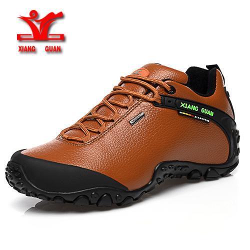 Xiangguan Outdoor Hiking Shoes Men Anti Slip Sport Shoes Resistant-sneakers manufacturer Store-Brown-4-Bargain Bait Box