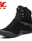 Xiangguan Winter Wear-Resistant Camping Men Boots Tactical Sneakers Climbing-sneakers manufacturer Store-Black Love-4-Bargain Bait Box