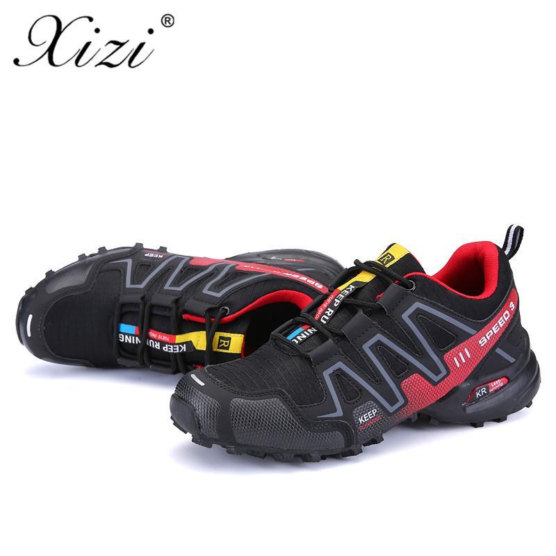 Xizi Outdoor Hiking Boots Climbing Shoes Men Mountain Hiking Shoes Camping Shoes-XIZI Official Store-Black-46-Bargain Bait Box