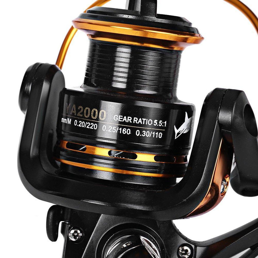 Ya2000-5000 13Bb Metal Oxide Spinning Fishing Reel Wire Winder Left Right Hand-Spinning Reels-Outl1fe Adventure Store-2000 Series-Bargain Bait Box