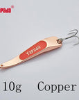 Yapada Spoon 005 Backlight 10G/15G/20G/25G Treble Hook 59Mm/66Mm/74Mm/80Mm-yapada Official Store-Copper 10g-Bargain Bait Box