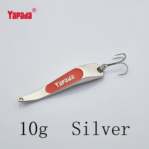 Yapada Spoon 005 Backlight 10G/15G/20G/25G Treble Hook 59Mm/66Mm/74Mm/80Mm-yapada Official Store-Silver 10g-Bargain Bait Box