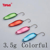 Yapada Spoon 006 Tinplate 1.5G/2G/2.5G/3.5G Colorful Owner Hook 24-32Mm-yapada Official Store-3 5g Colorful 4piece-Bargain Bait Box