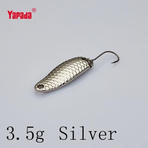 Yapada Spoon 007 Loong Scale 3.5G/5G 32-34Mm Owner Hook Multicolor 6Piece/Lot-yapada Official Store-3 5g Silver 6piece-Bargain Bait Box