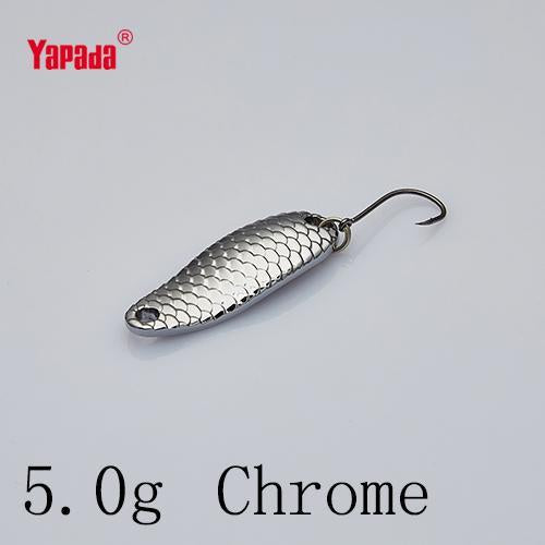 Yapada Spoon 007 Loong Scale 3.5G/5G 32-34Mm Owner Hook Multicolor 6Piece/Lot-yapada Official Store-5g Chrome 6piece-Bargain Bait Box
