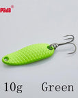 Yapada Spoon 007 Loong Scale 5G/7.5G/10G/15G Treble Hook Multicolor-yapada Official Store-Green 10g-Bargain Bait Box
