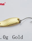 Yapada Spoon 007 Loong Scale Single Hook 3.5G/5G 32-34Mm Multicolor 6Piece/Lot-yapada Official Store-5g Gold 6piece-Bargain Bait Box