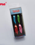 Yapada Spoon 012 Leech 2G/3G/5G Colorful Single Hook 32-38-45Mm 4Piece/Lot Metal-yapada Official Store-2g Colorful 4piece-Bargain Bait Box