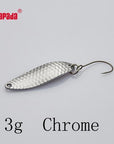 Yapada Spoon 013 Loong Claw 2G/3G/5G 32-38-45Mm Single Hook Multicolor-yapada Official Store-3g Chrome 6piece-Bargain Bait Box