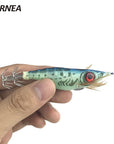 Yernea 1Pcs 10Cm 12.2G 3D Big Eye Shrimp Squid Jig Cuttlefish Fishing Jig Lure-Yernea Fishing Tackle Co., Store-A-Bargain Bait Box