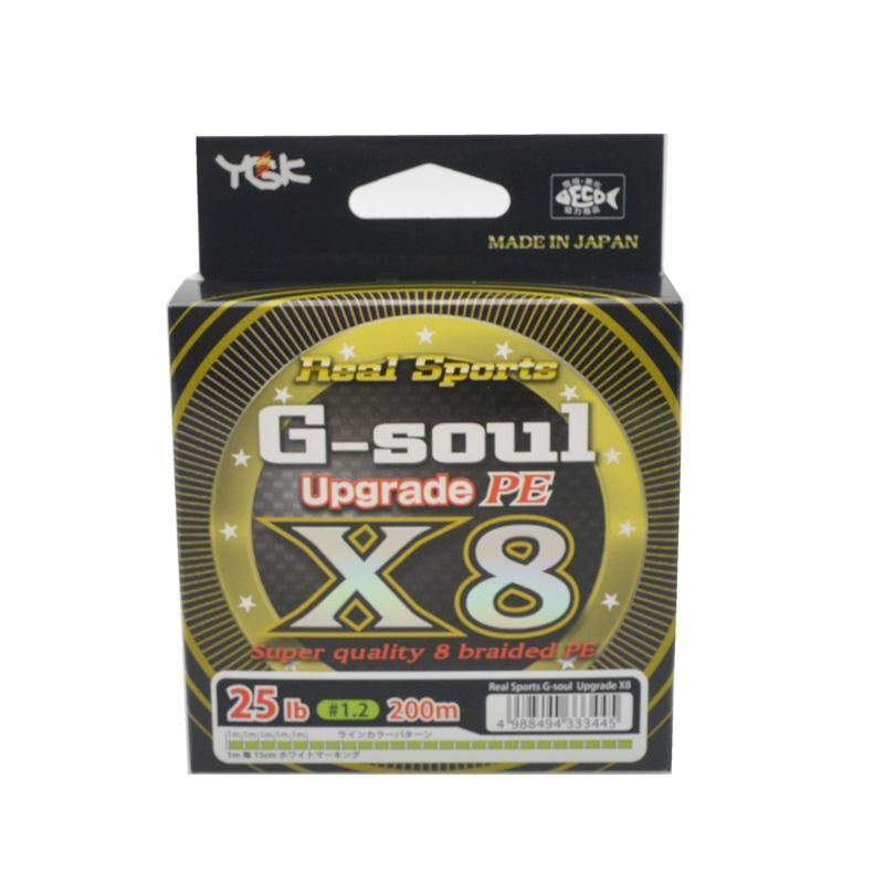 Ygk G-Soul X8 Upgrade Pe 8 Braid Fishing Line Made In Japan 150M 200M –  Bargain Bait Box