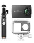 Yi 4K Action Camera Bundle With Waterproof Case And Selife Stick 2.19" Lcd Tough-Action Cameras-yi Official Store-black-Bargain Bait Box