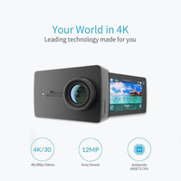 Yi 4K Action Camera Selfie Stick Bundle International Version Ambarella Sport-Action Cameras-yi Official Store-White-Bargain Bait Box