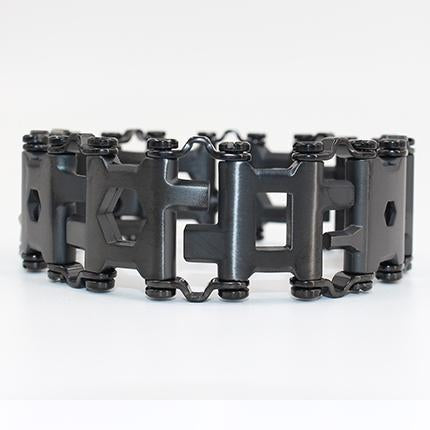 Yingtouman Men &amp; Women Bracelets Stainless Steel Bracelet Link Design-YT Outdoor Store-black-Bargain Bait Box