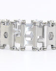 Yingtouman Wearable Tread 29 In 1 Multi-Function Bracelet Strap Multi-Function-YT Outdoor Store-sliver-Bargain Bait Box