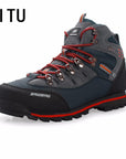 Yitu Breathable Outdoor Hiking Shoes Camping Mountain Climbing Hiking Boots-YITU Outdoors Store-Gray Blue-7-Bargain Bait Box