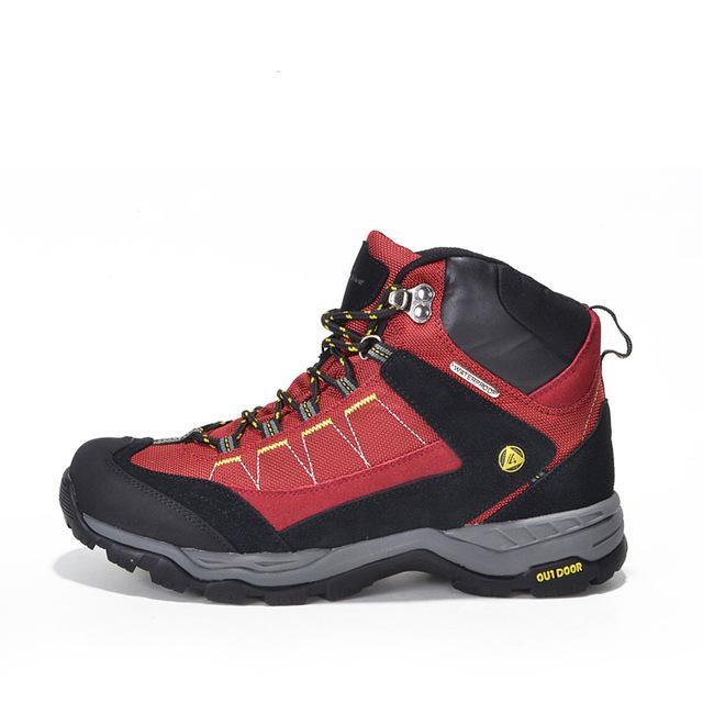 Yitu Outdoor Waterproof Men Hiking Shoes Sports Trekking Mountain Climbing-YITU Outdoors Store-Red-6-Bargain Bait Box