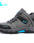 Yitu Rubber Hunting Boots Waterproof Men'S Winter Sneakers Trekking Hiking Shoes-YITU Outdoors Store-Gray-6.5-Bargain Bait Box